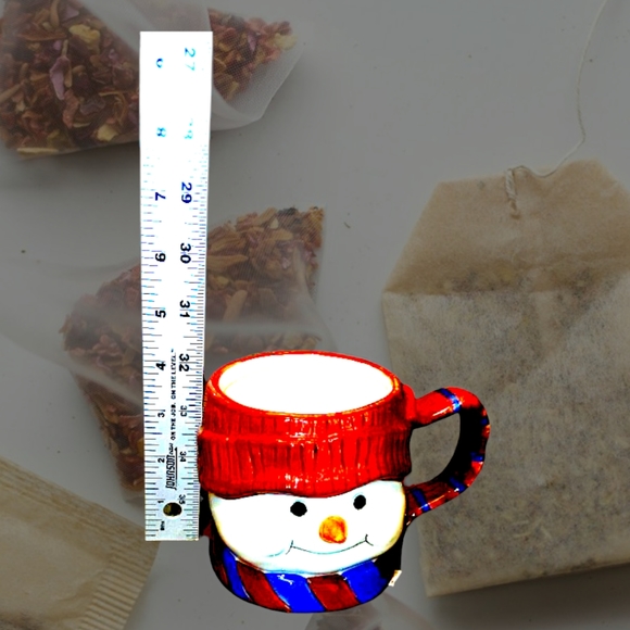 VTG Snowman Coffee Mug Tea Cup Glazed Ceramic Oversize 16 ozs. Linens N Things - Picture 4 of 6